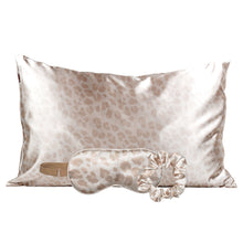 Load image into Gallery viewer, Satin Sleep Set- Leopard