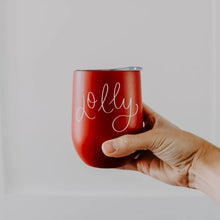 Load image into Gallery viewer, Jolly Metal Wine Tumbler
