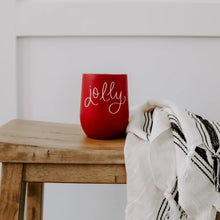 Load image into Gallery viewer, Jolly Metal Wine Tumbler