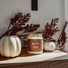 Load image into Gallery viewer, HELLO FALL Soy Candle