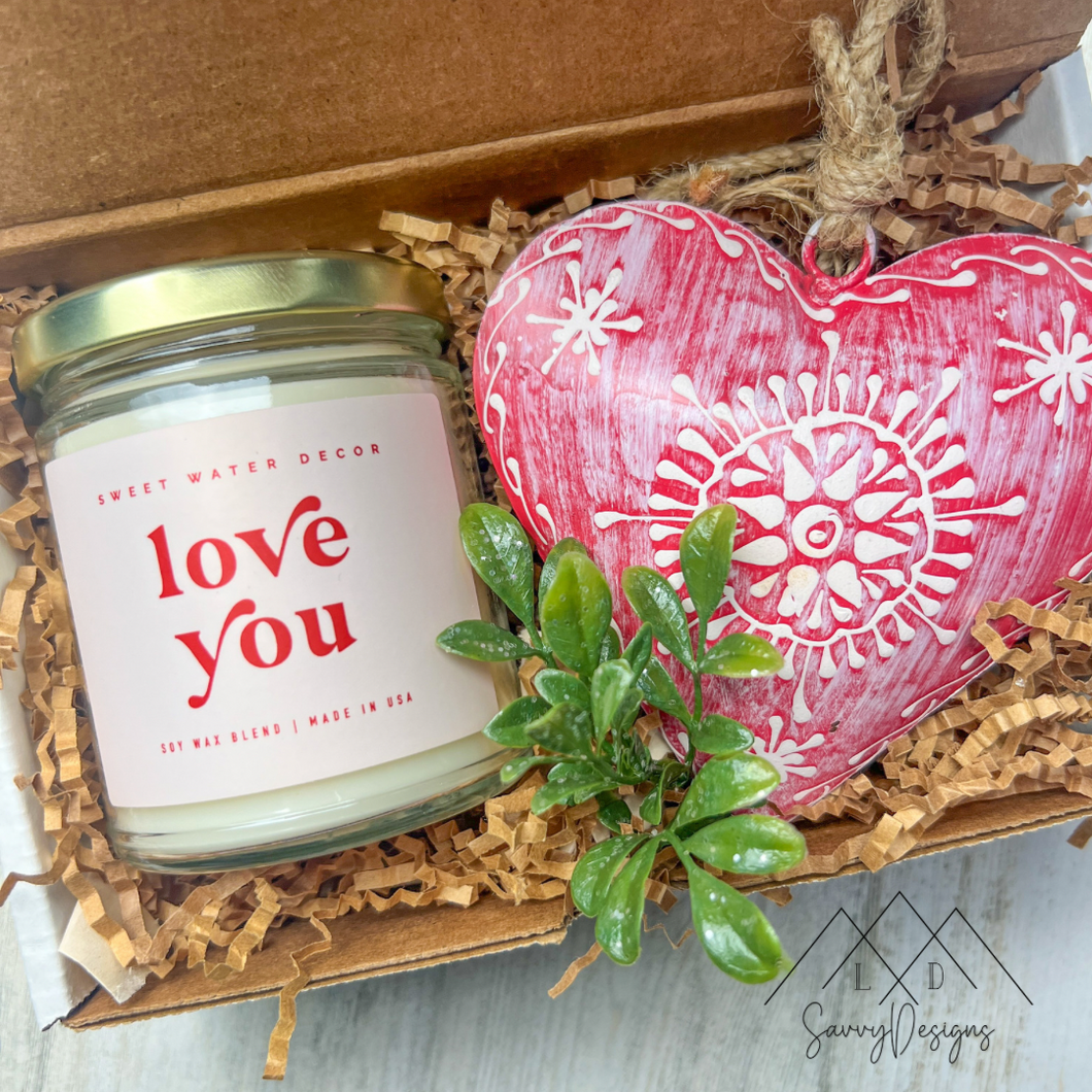 Candle/Heart Gift Box