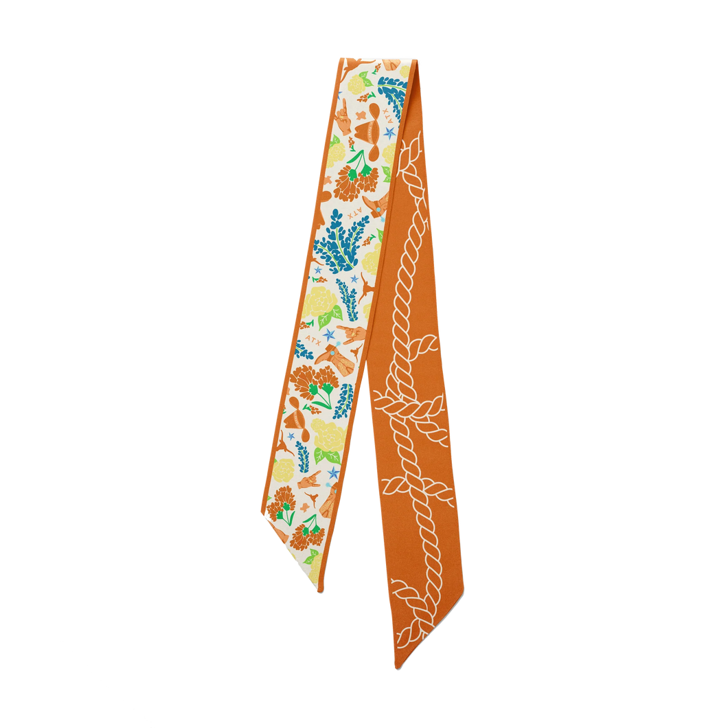 Texas Longhorns Twilly Scarf