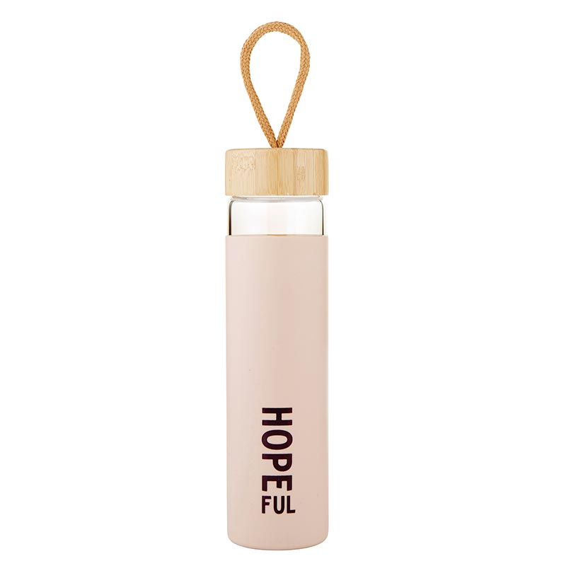 Glass/ Bamboo Water Bottle