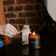 Load image into Gallery viewer, STRESS RELIEF Soy Candle/ Amber Jar
