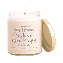 Load image into Gallery viewer, JEREMIAH 29:11 Soy Candle
