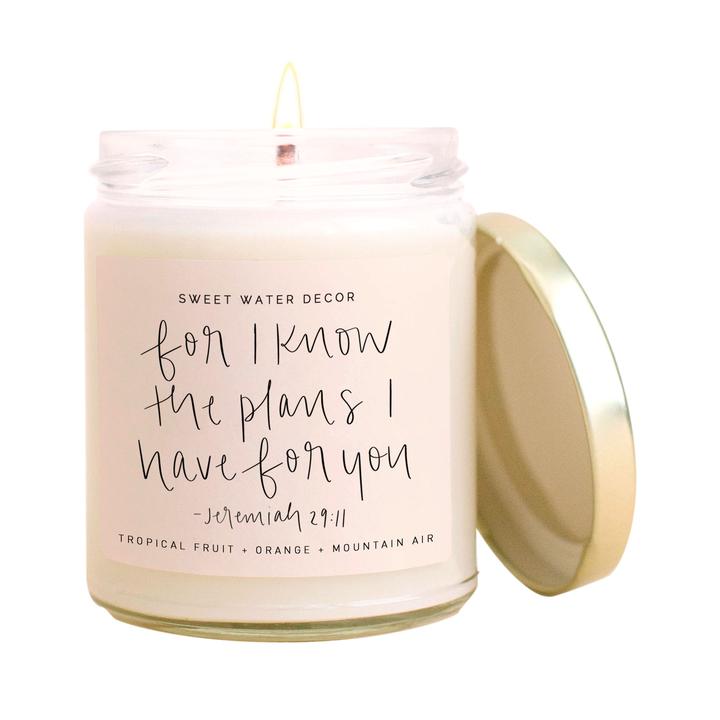 JEREMIAH 29:11 Soy Candle