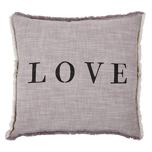 Face to Face Euro Pillow - LOVE