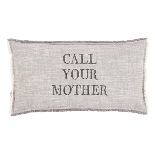 Face to Face Rectangle Pillow - Call Your Mother