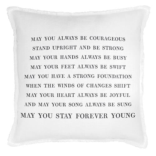 Face to Face Euro Pillow - Forever Young