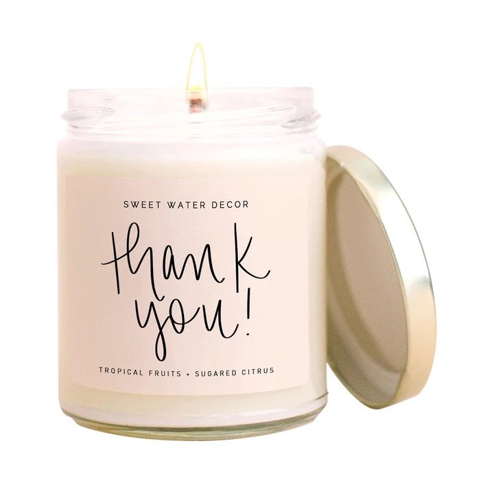 THANK YOU Soy Candle