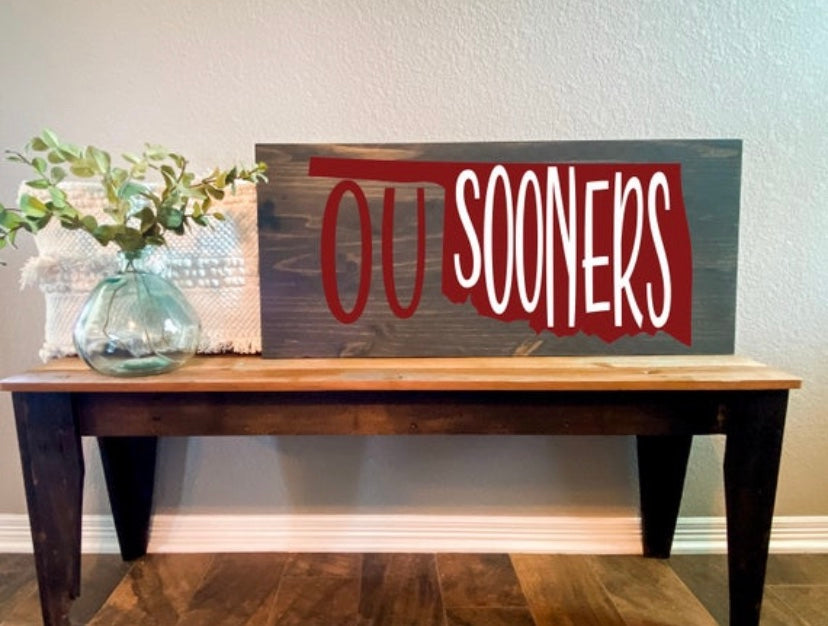 OU Sooners Sign