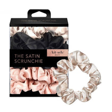 Load image into Gallery viewer, KITSCH Assorted Satin Sleep Scrunchies
