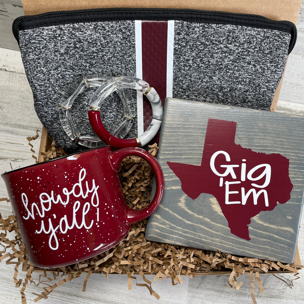 Texas A&M Gig ‘Em Gift Box