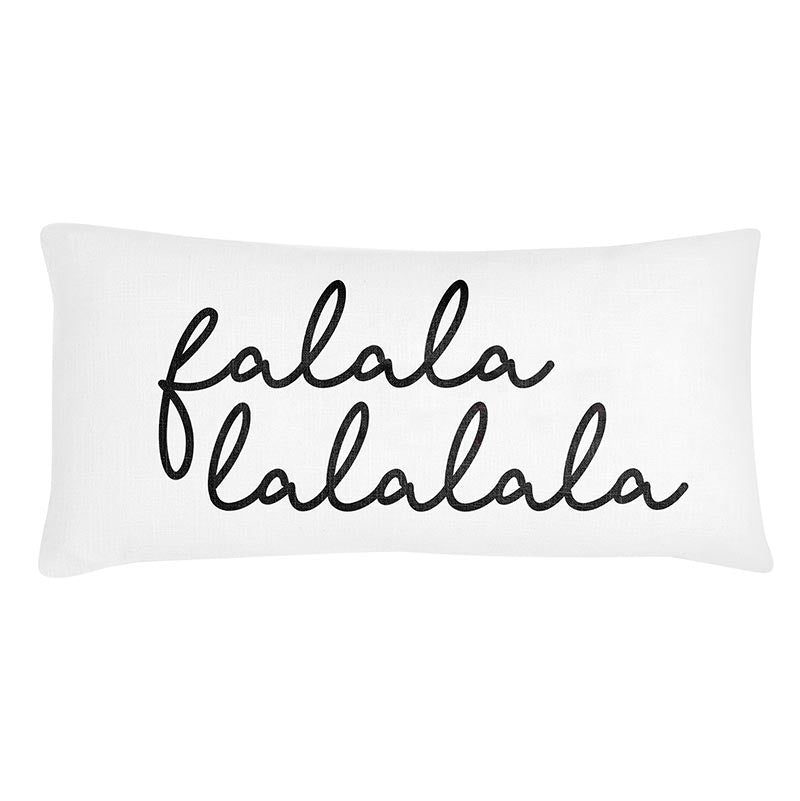 Face to Face Euro Pillow - FaLaLaLa