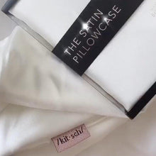 Load image into Gallery viewer, Satin Pillowcase- Ivory
