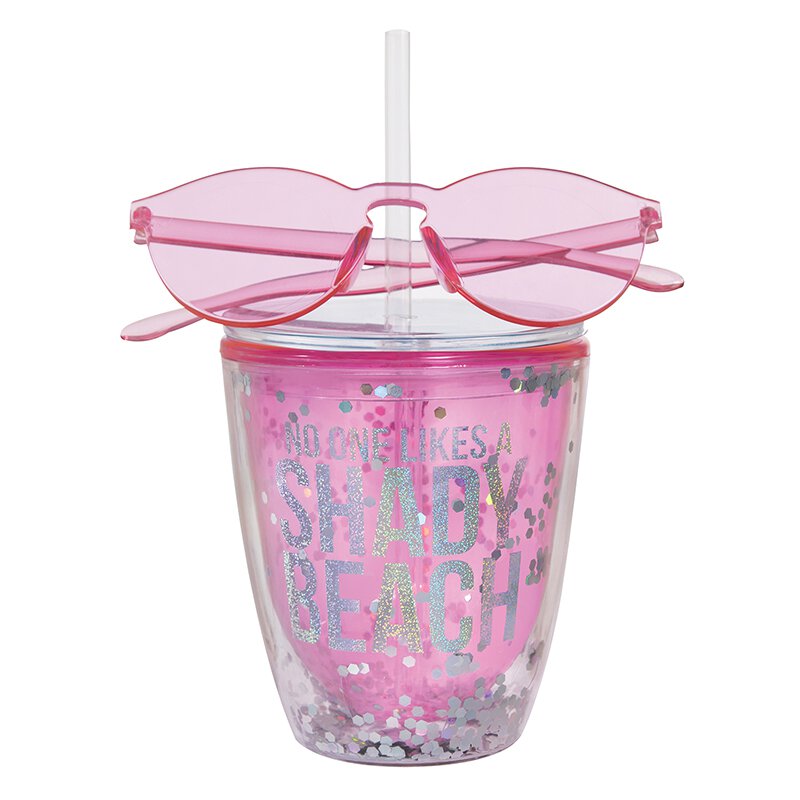 Beach Tumbler with Glasses